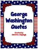 George Washington Quotes Poster Set/Founding Fathers