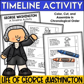 Presidents Day Activities - George Washington NO PREP Packet by Shelly Rees