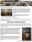 George Washington Resignation Speech Primary Source Analysis