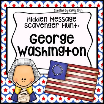 Preview of George Washington Scavenger Hunt Activity, Presidents' Day