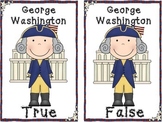 George Washington True and False Pocket Chart Activity