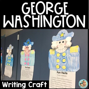 Preview of Presidents Day Writing Activity | George Washington | Craft