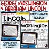 George Washington and Abraham Lincoln Biography Bundle