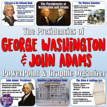 Preview of George Washington and John Adams' Presidencies PowerPoint