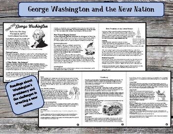Preview of George Washington and the New Nation Reading
