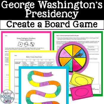 Preview of George Washington's Presidency Board Game Project