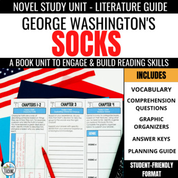 Preview of George Washington's Socks Novel Study Unit