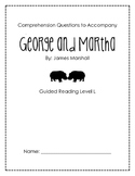 George and Martha - Reading Companion