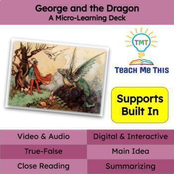 Preview of George and the Dragon Fairy Tale Reading Passage and Activities