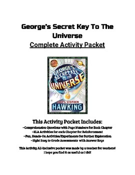 Preview of George's Secret Key To The Universe Complete Activity Guide