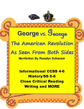 Preview of George vs George Engaging Activities for Close Reading & Writing