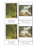 Georges Seurat 3-Part Cards