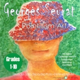 Georges Seurat POINTILLISM Art Lesson for Kids