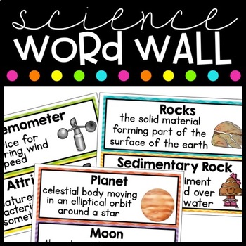 Science Word Wall by Ashleigh | Teachers Pay Teachers