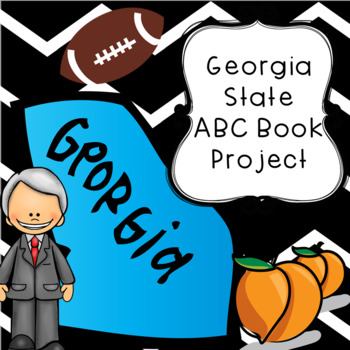 Preview of Georgia ABC Book Research Project--Digital and Paper-Based