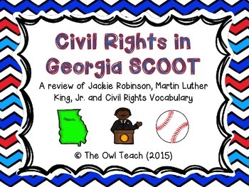 Preview of Civil Rights:  Civil Rights Heroes from Georgia SCOOT
