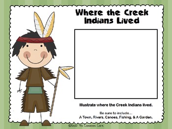 Georgia Creek Indian Unit by Door To Common Core | TpT