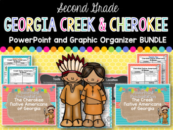 Preview of Georgia Creek and Cherokee Native American BUNDLE