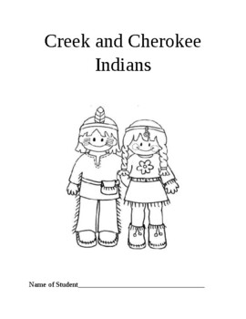 Preview of Georgia Creek and Cherokee Native Americans