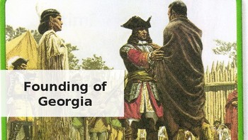 Preview of Georgia Founders Web Quest