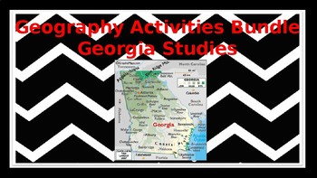 Preview of Georgia Geography Bundle!
