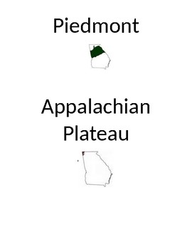 Preview of Georgia Geography Word Wall