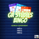 Georgia Government Bingo ~ End of Year Review ~ Test Prep 