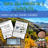 Regions of Georgia & Habitats Flipbooks Pack (Interactive 