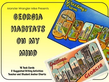 Preview of Georgia Habitats on My Mind: A Third Grade Resource for Standard S3L1