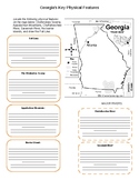 Georgia Key Features/Physical Features Graphic Organizer