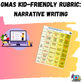 Georgia Milestones (GMAS) Writing Rubric Kid-friendly~ Narrative