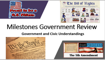 Preview of Georgia Milestones Government Review, 5th Grade