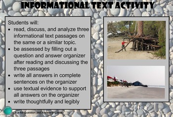 Preview of Fifth Grade Georgia Milestones Test Prep: Earth Science Informational Texts