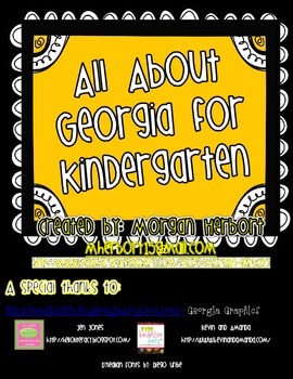 Preview of Georgia- My State booklet- Kindergarten
