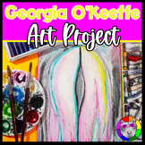 Georgia O'Keeffe Art Lesson Plan, Abstract Artwork for 1st