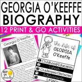Georgia O'Keeffe Biography Reading Passage, and Activities