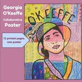 Georgia O'Keeffe Collaborative Poster; 12 individual 8.5"x
