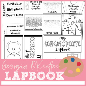 Preview of Georgia O’Keeffe Lapbook