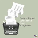 Georgia Regions Informative Essay Assignment, No Prep Writ