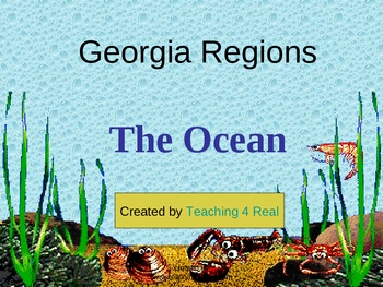 Preview of Georgia Regions: Ocean, Barrier Islands