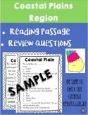 Georgia Regions Coastal Plains Reading Passage with Questions