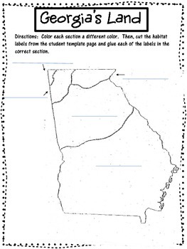 southernbelledesignsnc: 5 Regions Of Georgia 2Nd Grade