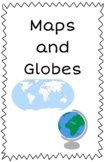 Georgia SSKG2 Maps and Globes Emergent Reader * color & bl