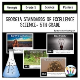 Georgia Standards of Excellence 5th Grade Science Posters 