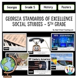 Georgia Standards of Excellence 5th Grade Social Studies Posters