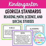 Georgia Standards of Excellence Bundle Kindergarten Readin