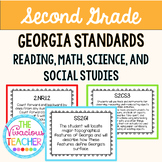 Georgia Standards of Excellence Bundle Second Grade Readin