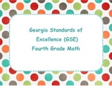 Georgia Standards of Excellence (GSE)-Math 4th Grade