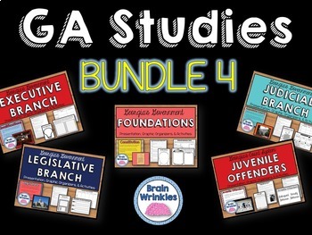 Preview of Georgia Studies Bundle Four (Government)