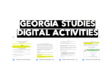 Georgia Studies Digital/Online Activities BUNDLE